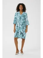 Sukienki - Kaffe Sukienka w kolorze turkusowo-niebieskim - miniaturka - grafika 1