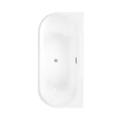 Wanny - Wanna wolnostojąca przyścienna Pari 150x80 cm srebrny odpływ Corciano - miniaturka - grafika 1