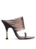 Klapki i japonki damskie - Just Cavalli Klapki 80RA3S48 ZSE42 Beżowy - miniaturka - grafika 1