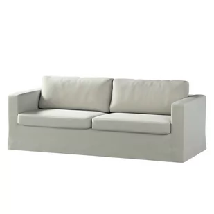Dekoria pl pl Pokrowiec na sofę Karlstad 3-osobową nierozkładaną długi pastelowo miętowy welwet 204 x 89 x 66 cm Ingrid 5902117848061 - Pokrowce na meble - miniaturka - grafika 1