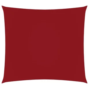 vidaXL Kwadratowy żagiel ogrodowy, tkanina Oxford, 3x3 m, czerwony 135632 - Parasole ogrodowe - miniaturka - grafika 1