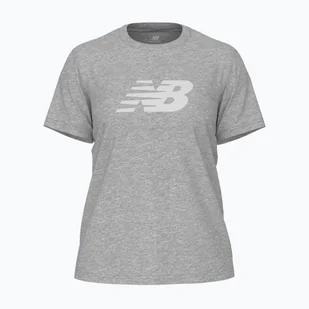 Koszulka damska New Balance Jersey Logo athletic grey - Koszulki i topy damskie - miniaturka - grafika 1