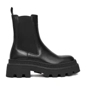 Botki damskie - Sztyblety Badura C-BIRDIE-40804 Czarny - miniaturka - grafika 1