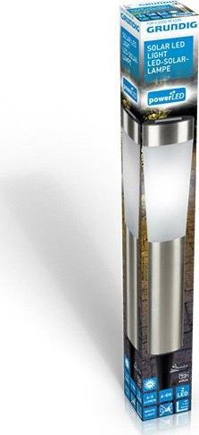 Grundig Grundig - duża solidna lampa solarna 2xLED wysokość 56 cm