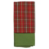 Ozdoby bożonarodzeniowe - Ręczniki kuchenne zestaw 2 sztuki ELF 38 x 64 cm - miniaturka - grafika 1