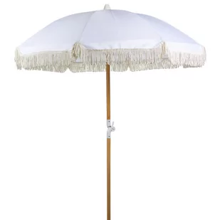 Parasol ogrodowy ⌀ 150 cm biały MONDELLO - Parasole ogrodowe - miniaturka - grafika 1