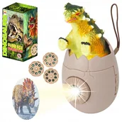 Mały naukowiec - Projektor Rzutnik Dinozaur Kształt Jaja 24 Slajdy Dzień Chłopaka Dzieci 3+ - miniaturka - grafika 1
