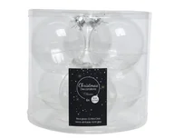 Bombki - Bombki Szklane 8Cm 6Szt Na Choinkę Połysk Mat Transparentne - miniaturka - grafika 1