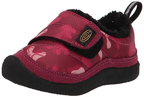 KEEN Unisex dziecięce kapcie Howser Low Wrap, Dżemowy rabarbar, 35 EU