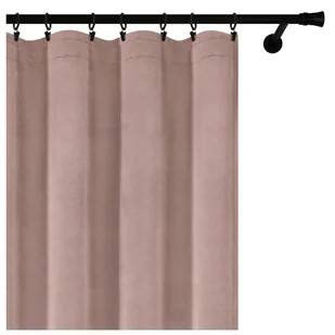 Voppi Zasłona welurowa na taśmie marszczącej 140 x 260 cm beżowa zasłona okienna na żabki agrafki tunel - Zasłony Voppi Zasłona welurowa na taśmie marszczącej 140 x 260 cm beżowa zasłona okienna na żabki agrafki tunel - Zasłony - miniaturka - grafika 1