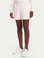 Spodenki damskie - Tommy Hilfiger Szorty sportowe UW0UW05800 Różowy Regular Fit - miniaturka - grafika 1