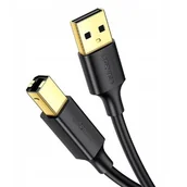 Kable USB - UGREEN Ugreen kabel do drukarki, wtyk A na wtyk B, pozłacane końcówki, do urządzeń, HP, Canon, Lexmark, Epson, Dell - miniaturka - grafika 1