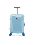 Nerki - Semi Line Walizka kabinowa T5913-1 Niebieski - miniaturka - grafika 1