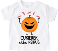 Koszulki dla dziewczynek - koszulka na dzień dyni - CUKIEREK ALBO PSIKUS - miniaturka - grafika 1