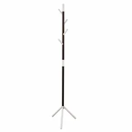 Wieszaki i stojaki - V-Part Stojący wieszak na ubrania Linair, 4 haczyki, biały, 180 cm - miniaturka - grafika 1