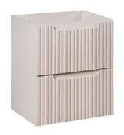 Szafki łazienkowe - Kaszmirowa szafka łazienkowa z szufladami P6-N58 - miniaturka - grafika 1