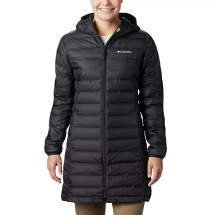 Columbia Lake 22 Down Long Hooded Jacket 1859672010, damska kurtka czarna - Kurtki damskie - miniaturka - grafika 1
