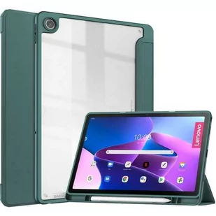 Bizon Etui Case Tab Clear Matt do Lenovo Tab M10 Plus Gen 3, ciemnozielone - Etui do tabletów - miniaturka - grafika 1