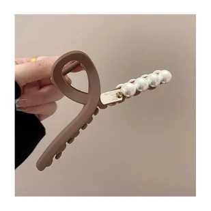 Spinka Do Włosów Klamra Xl Brąz Ze Złotem 13 Cm Sp253 - Ozdoby do włosów - miniaturka - grafika 1