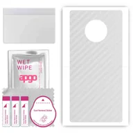 Szkła hartowane na telefon - Folia naklejka skórka strukturalna na TYŁ do Huawei Mate 30 -  Carbon Przezroczysty - apgo SKINS - miniaturka - grafika 1