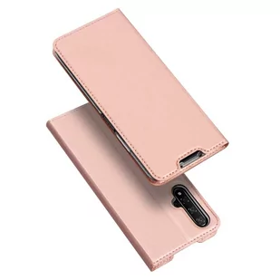 Dux Ducis Skin Pro kabura etui pokrowiec z klapką Huawei Honor 20 / Huawei Nova 5T różowy - Etui i futerały do telefonów - miniaturka - grafika 1