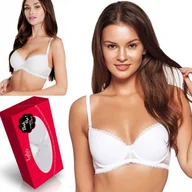 Biustonosze - ﻿Biustonosz push-up 80D Henderson Kassidy biały - miniaturka - grafika 1