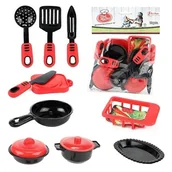 Zabawy w naśladowanie dorosłych - Naczynia Kuchenne Zestaw Gotowanie Akcesoria 14szt - miniaturka - grafika 1