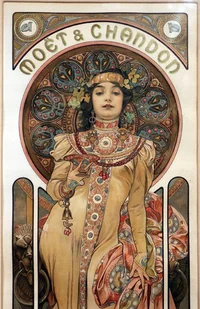 PODKŁADKA POD MYSZ Z Nadrukiem 22x18 cm Alfons Mucha ART Tekst Prezent - Podkładki pod mysz - miniaturka - grafika 1
