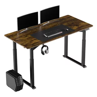 Biurko, elektycznie regulowany, brązowa płyta, 160x75 cm, 74-116 cm, UPLIFT, z podkładką pod mysz XXL, ULTRADESK - Biurka Biurko, elektycznie regulowany, brązowa płyta, 160x75 cm, 74-116 cm, UPLIFT, z podkładką pod mysz XXL, ULTRADESK - Biurka - miniaturka - grafika 2