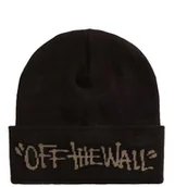 Czapki damskie - Czapka zimowa dziecięca VANS Let Loose Tall Cuff Bea Black VN000Q1JBLK1 - miniaturka - grafika 1