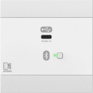 Audac NWP400/W Sieciowy panel wejściowy audio - USB Type-C Wersja biała