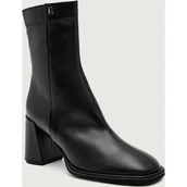 Botki damskie - Furla Skórzane botki na słupku FURLA DIAMANTE - miniaturka - grafika 1