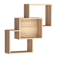 Półki do salonu - Półka D-30 DALLAS dąb sonoma / dąb truflowy - miniaturka - grafika 1