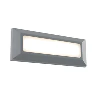 Lampy ogrodowe - Saxbay Kinkiet Severus - kolor Szary - EL-40103 - miniaturka - grafika 1