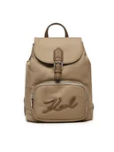 Plecaki - KARL LAGERFELD Plecak 245W3032 Beżowy - miniaturka - grafika 1