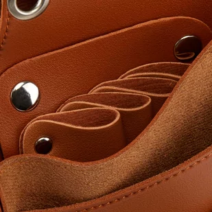 Kabura Pas na Nożyczki Fryzjerski T11 Brązowe - Pozostałe akcesoria fryzjerskie - miniaturka - grafika 4