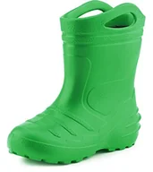 Buty dla dziewczynek - Ladeheid Kalosze dziecięce, lekkie jak piórko, z tworzywa EVA, kalosze termiczne z podszewką KL051, zielony, 22 EU - miniaturka - grafika 1