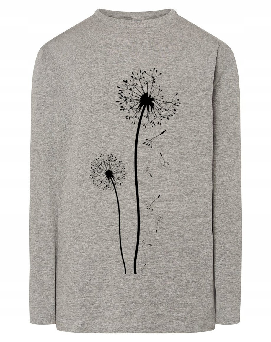 Longsleeve męski nadruk Dmuchawiec Dmuchawce r.M