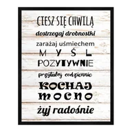 Obrazy i zdjęcia na płótnie - Obraz Ciesz się 40 x 50 cm - miniaturka - grafika 1