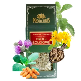 Herbatka Drogi Żółciowe 120g – Na Wątrobę i Kamienie Żółciowe - Herbata - miniaturka - grafika 1