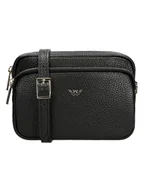 Torebki damskie - Wojas Skórzana torebka w kolorze czarnym - 18 x 13 x 6,5 cm - miniaturka - grafika 1