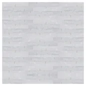 Płytki klinkierowe - Kamień naturalny elewacyjny dekoracyjny Kwarc Biały 0.396m2 Steinblau - miniaturka - grafika 1