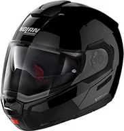 Kaski motocyklowe - Nolan N90-3 Classic N-Com kask szczękowy czarny M (58) - miniaturka - grafika 1