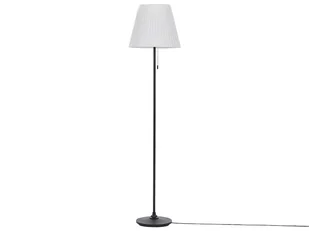 Lampa Podłogowa Metalowa Czarno-biała Torysa - Lampy stojące - miniaturka - grafika 1