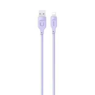 USAMS Kabel lightning Fast Charging 2,4A Lithe Series 1,2m purpurowy/purple SJ565USB03 (US-SJ565) - Kable - miniaturka - grafika 1