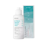 Peelingi i scruby do twarzy - Petitfee Powder Wash B-Glucan Enzyme 80g puder - miniaturka - grafika 1