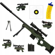 Zabawki militarne - Karabin Snajperski Pistolet Na Kulki 108Cm Luneta +Y Kulki Plastikowe - miniaturka - grafika 1