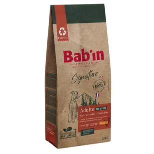 Bab'in Signature Medium Adult kurczak bez zbóż dla psów średnich ras 12kg / Bab'in - Sucha karma dla psów - miniaturka - grafika 1