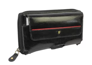 Skórzana Męska Saszetka Do Paska Z Funkcją Portfela Rovicky 2098 W Zestawie Z Ozdobnym Pudełkiem - Torby męskie - miniaturka - grafika 1
