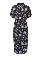 Sukienki - Vero Moda Kobiety Vmbumpy Ss Calf Sukienka, Wielokolorowy, M - miniaturka - grafika 1
